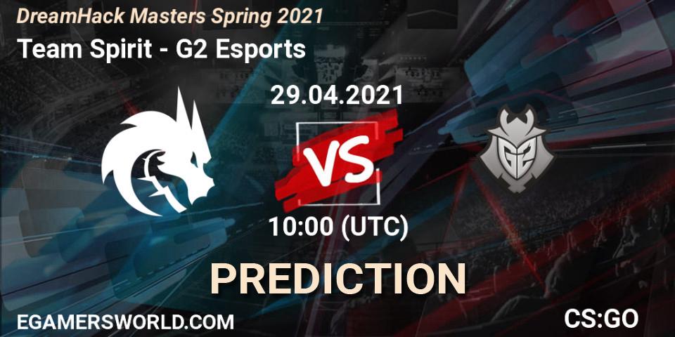 Team Spirit vs G2 Esports: Match Prediction. 29.04.2021 at 10:00, Counter-Strike (CS2), DreamHack Masters Spring 2021