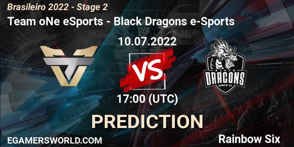 Team oNe eSports vs Black Dragons e-Sports: Match Prediction. 10.07.2022 at 17:00, Rainbow Six, Brasileirão 2022 - Stage 2