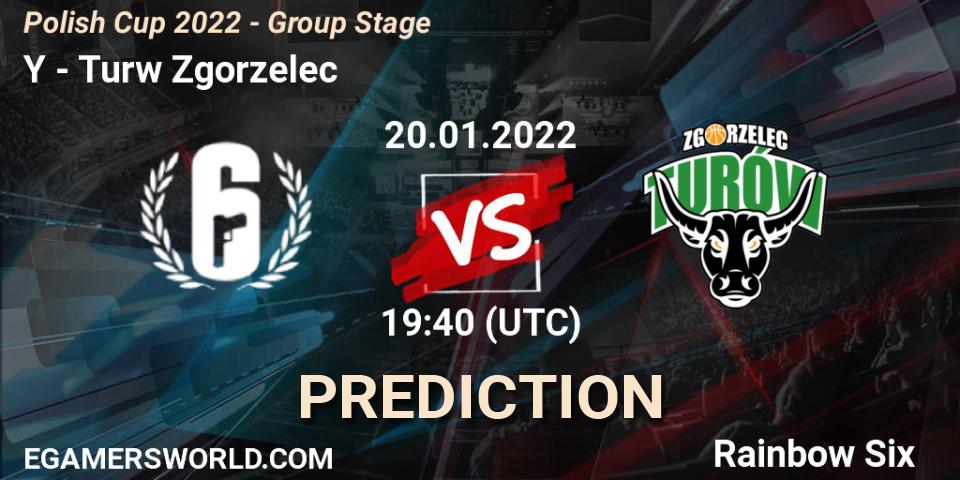 YŚ vs Turów Zgorzelec: Match Prediction. 20.01.2022 at 19:40, Rainbow Six, Polish Cup 2022 - Group Stage