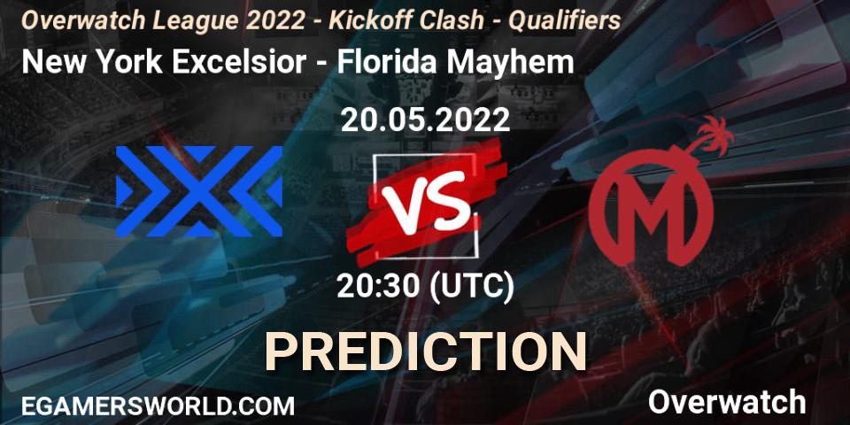 New York Excelsior vs Florida Mayhem: Match Prediction. 20.05.2022 at 20:30, Overwatch, Overwatch League 2022 - Kickoff Clash - Qualifiers