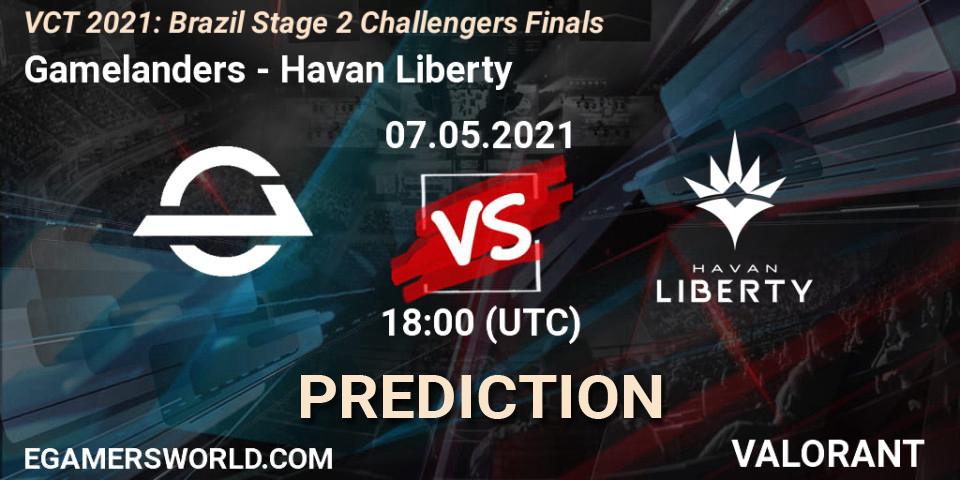 Gamelanders vs Havan Liberty: Match Prediction. 07.05.2021 at 18:00, VALORANT, VCT 2021: Brazil Stage 2 Challengers Finals