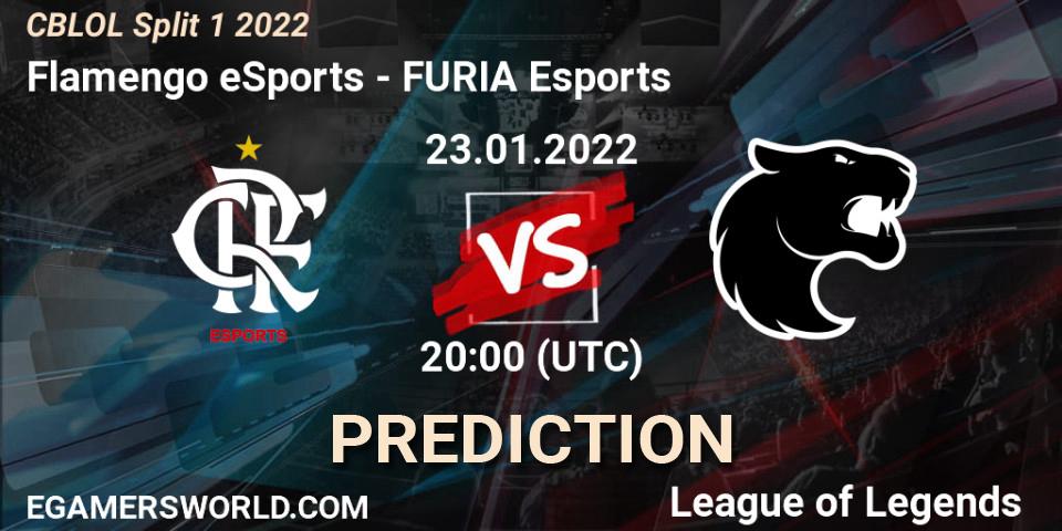 Flamengo eSports vs FURIA Esports: Match Prediction. 23.01.22, LoL, CBLOL Split 1 2022