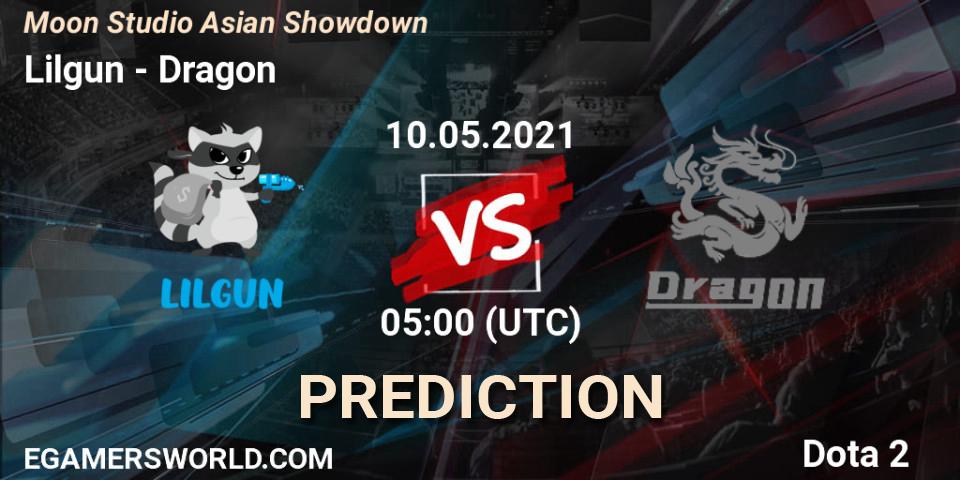 Lilgun vs Dragon: Match Prediction. 10.05.2021 at 05:06, Dota 2, Moon Studio Asian Showdown