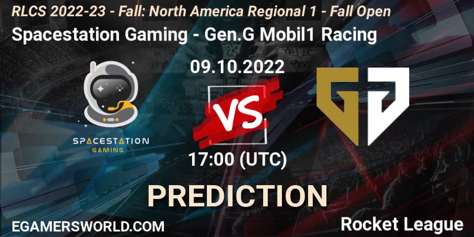 Spacestation Gaming vs Gen.G Mobil1 Racing: Match Prediction. 09.10.2022 at 17:00, Rocket League, RLCS 2022-23 - Fall: North America Regional 1 - Fall Open
