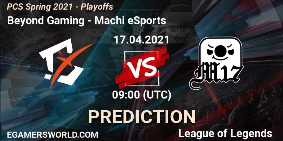 Beyond Gaming vs Machi eSports: Match Prediction. 17.04.2021 at 09:00, LoL, PCS Spring 2021 - Playoffs