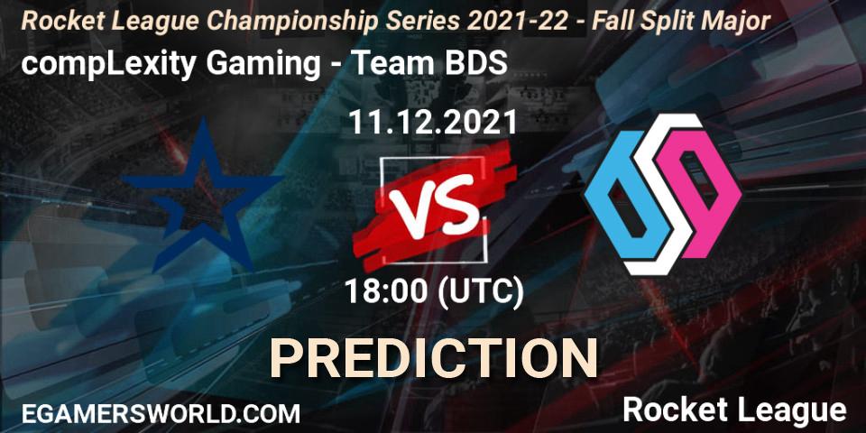 compLexity Gaming vs Team BDS: Match Prediction. 11.12.21, Rocket League, RLCS 2021-22 - Fall Split Major