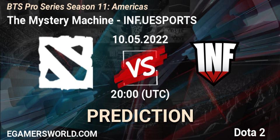 The Mystery Machine vs INF.UESPORTS: Match Prediction. 10.05.2022 at 20:02, Dota 2, BTS Pro Series Season 11: Americas