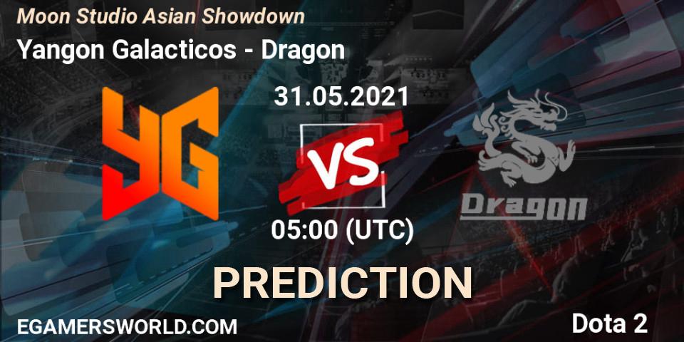 Yangon Galacticos vs Dragon: Match Prediction. 31.05.2021 at 05:01, Dota 2, Moon Studio Asian Showdown