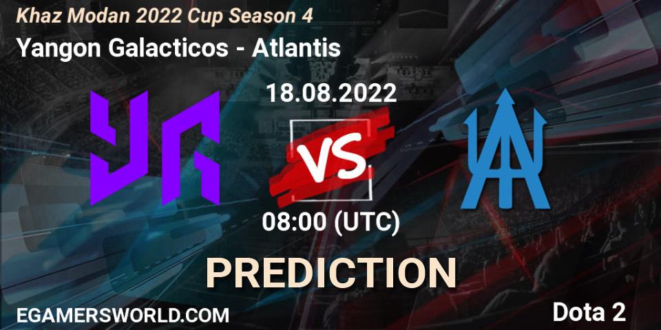 UD Vessuwan vs Atlantis: Match Prediction. 18.08.2022 at 06:53, Dota 2, Khaz Modan 2022 Cup Season 4
