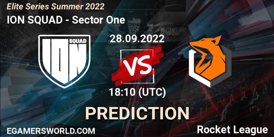ION SQUAD vs Sector One: Match Prediction. 28.09.2022 at 18:10, Rocket League, Elite Series Summer 2022