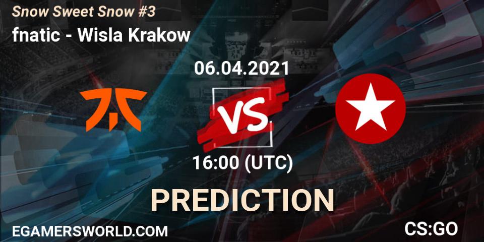 fnatic vs Wisla Krakow: Match Prediction. 06.04.2021 at 16:45, Counter-Strike (CS2), Snow Sweet Snow #3
