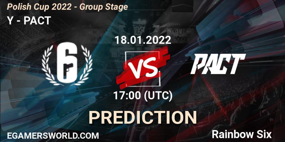 YŚ vs PACT: Match Prediction. 18.01.2022 at 17:00, Rainbow Six, Polish Cup 2022 - Group Stage