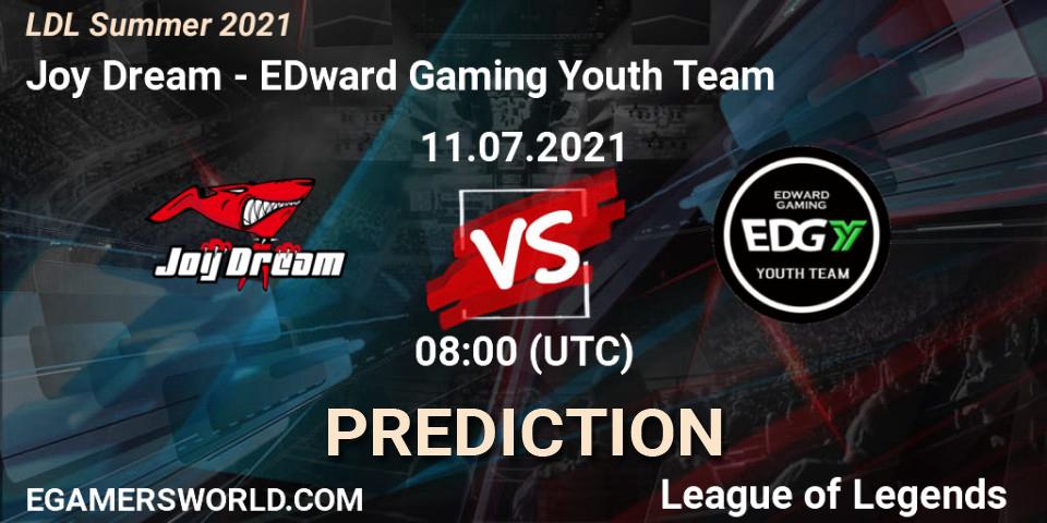 Joy Dream vs EDward Gaming Youth Team: Match Prediction. 11.07.21, LoL, LDL Summer 2021