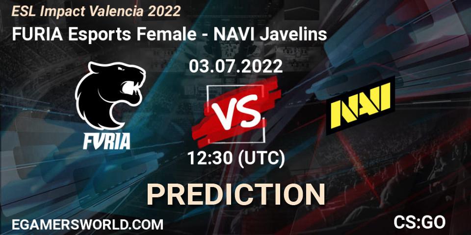 FURIA Esports Female vs NAVI Javelins: Match Prediction. 03.07.22, CS2 (CS:GO), ESL Impact Valencia 2022