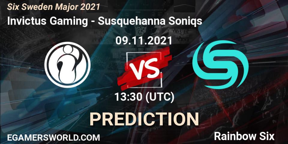 Invictus Gaming vs Susquehanna Soniqs: Match Prediction. 09.11.2021 at 13:30, Rainbow Six, Six Sweden Major 2021