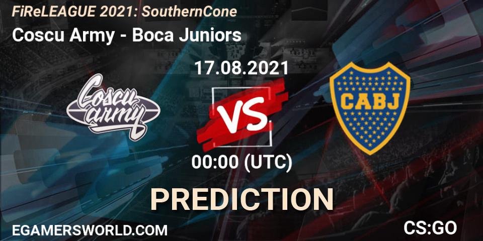 Coscu Army vs Boca Juniors: Match Prediction. 16.08.2021 at 23:25, Counter-Strike (CS2), FiReLEAGUE 2021: Southern Cone
