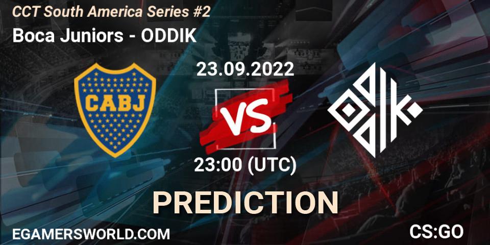 Boca Juniors vs ODDIK: Match Prediction. 23.09.22, CS2 (CS:GO), CCT South America Series #2