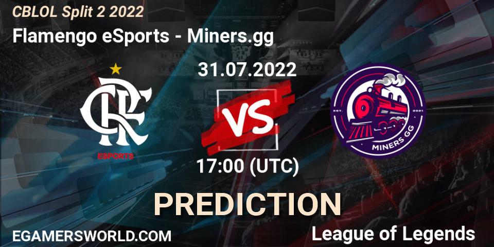 Flamengo eSports vs Miners.gg: Match Prediction. 31.07.22, LoL, CBLOL Split 2 2022