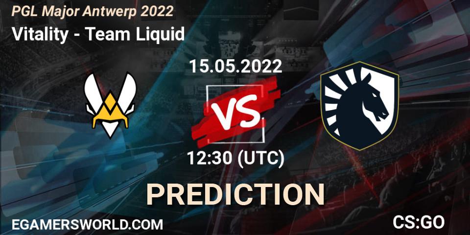 Vitality vs Team Liquid: Match Prediction. 15.05.22, CS2 (CS:GO), PGL Major Antwerp 2022