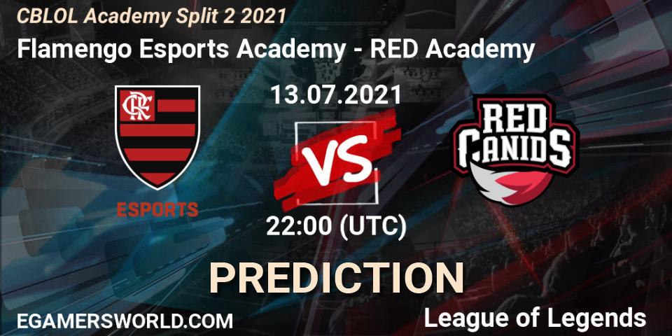 Flamengo Esports Academy vs RED Academy: Match Prediction. 13.07.2021 at 22:15, LoL, CBLOL Academy Split 2 2021