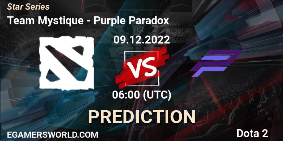 Team Mystique vs Purple Paradox: Match Prediction. 09.12.22, Dota 2, Star Series