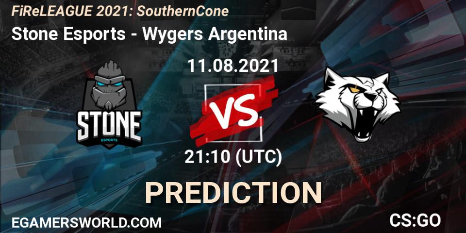 Stone Esports vs Wygers Argentina: Match Prediction. 12.08.2021 at 21:10, Counter-Strike (CS2), FiReLEAGUE 2021: Southern Cone