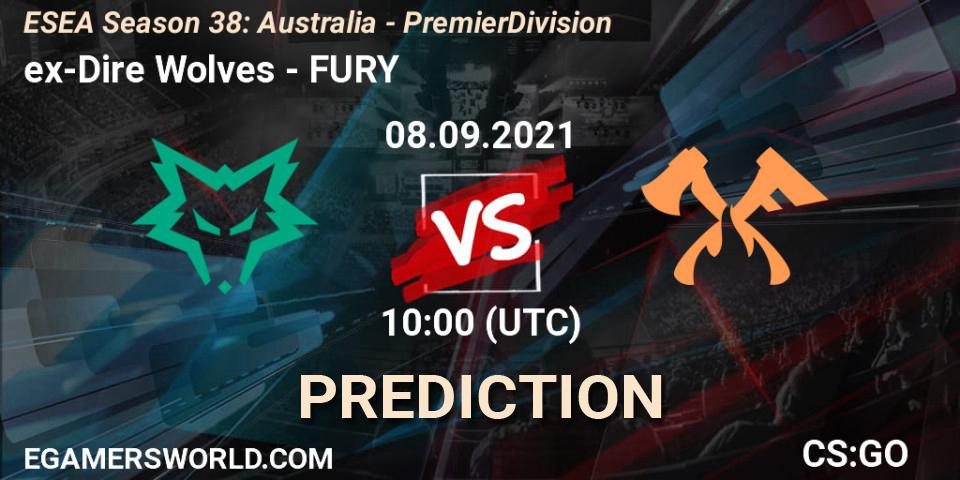 ex-Dire Wolves vs FURY: Match Prediction. 08.09.21, CS2 (CS:GO), ESEA Season 38: Australia - Premier Division