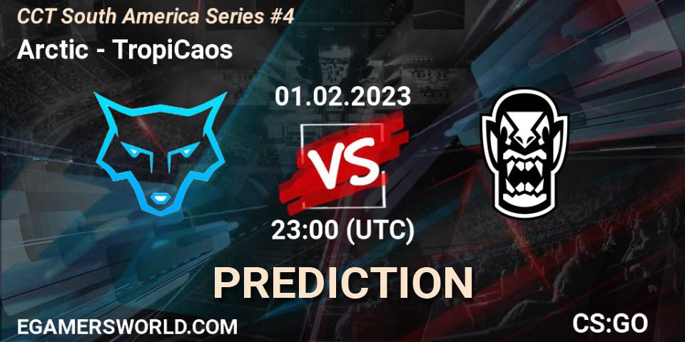 Arctic vs TropiCaos: Match Prediction. 01.02.23, CS2 (CS:GO), CCT South America Series #4