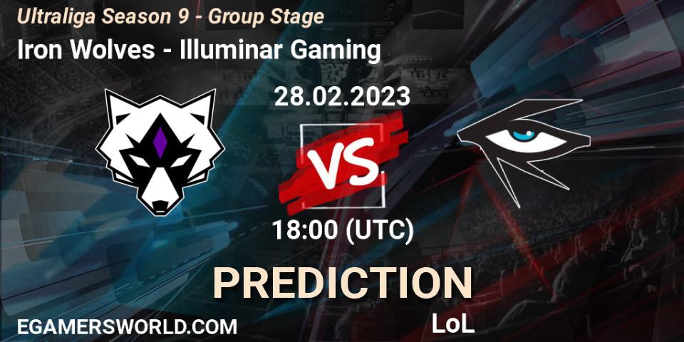 Iron Wolves vs Illuminar Gaming: Match Prediction. 28.02.23, LoL, Ultraliga Season 9 - Group Stage