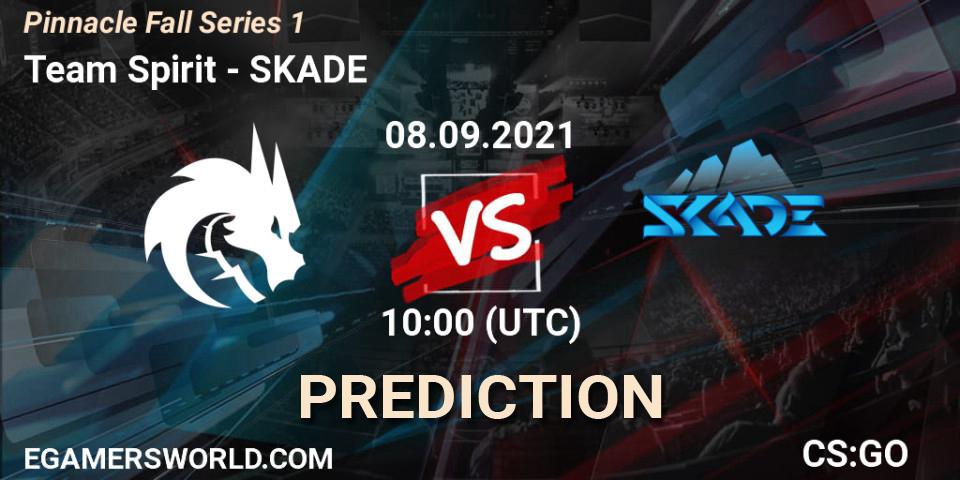 Team Spirit vs SKADE: Match Prediction. 08.09.2021 at 10:00, Counter-Strike (CS2), Pinnacle Fall Series #1