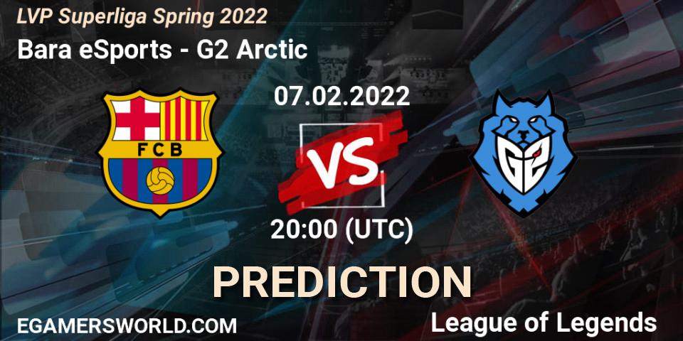 Barça eSports vs G2 Arctic: Match Prediction. 07.02.2022 at 19:00, LoL, LVP Superliga Spring 2022