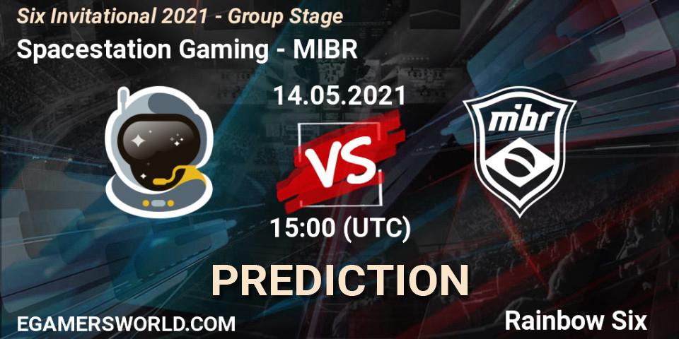 Spacestation Gaming vs MIBR: Match Prediction. 14.05.2021 at 16:00, Rainbow Six, Six Invitational 2021 - Group Stage