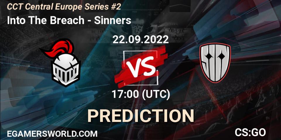 Into The Breach vs Sinners: Match Prediction. 22.09.22, CS2 (CS:GO), CCT Central Europe Series #2