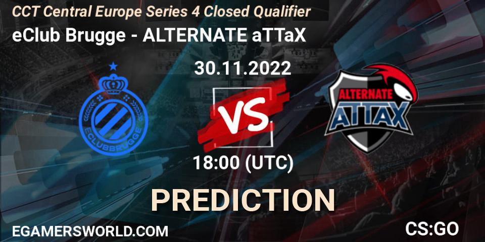 eClub Brugge vs ALTERNATE aTTaX: Match Prediction. 30.11.22, CS2 (CS:GO), CCT Central Europe Series 4 Closed Qualifier