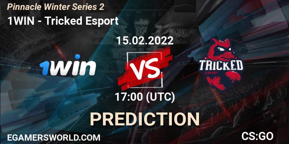1WIN vs Tricked Esport: Match Prediction. 15.02.2022 at 17:00, Counter-Strike (CS2), Pinnacle Winter Series 2