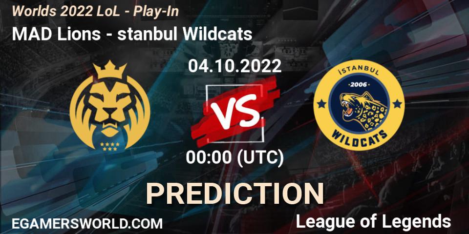 MAD Lions vs İstanbul Wildcats: Match Prediction. 30.09.22, LoL, Worlds 2022 LoL - Play-In