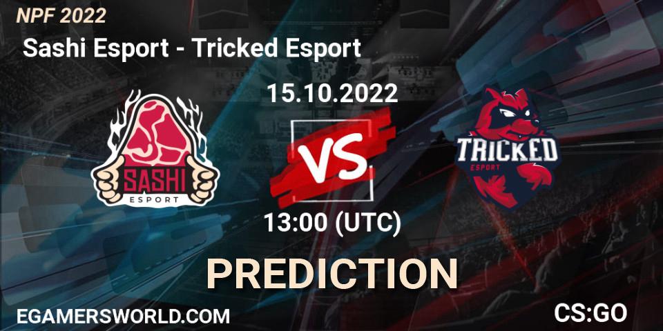  Sashi Esport vs Tricked Esport: Match Prediction. 15.10.2022 at 13:15, Counter-Strike (CS2), NPF 2022