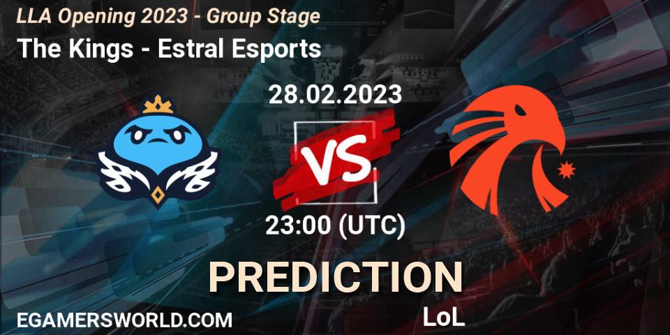 The Kings vs Estral Esports: Match Prediction. 01.03.23, LoL, LLA Opening 2023 - Group Stage