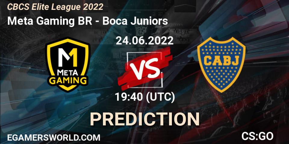 Meta Gaming BR vs Boca Juniors: Match Prediction. 24.06.2022 at 20:00, Counter-Strike (CS2), CBCS Elite League 2022