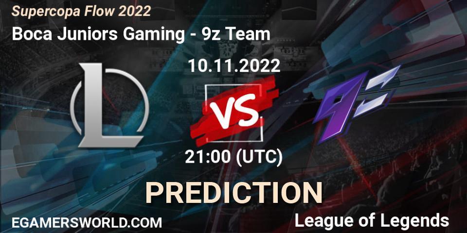 Boca Juniors Gaming vs 9z Team: Match Prediction. 10.11.22, LoL, Supercopa Flow 2022