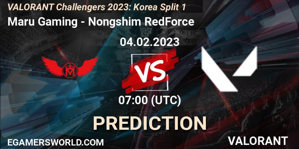 Maru Gaming vs Nongshim RedForce: Match Prediction. 04.02.23, VALORANT, VALORANT Challengers 2023: Korea Split 1