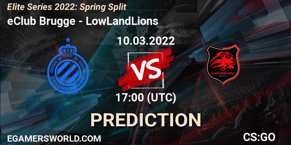 eClub Brugge vs LowLandLions: Match Prediction. 10.03.2022 at 17:00, Counter-Strike (CS2), Elite Series 2022: Spring Split