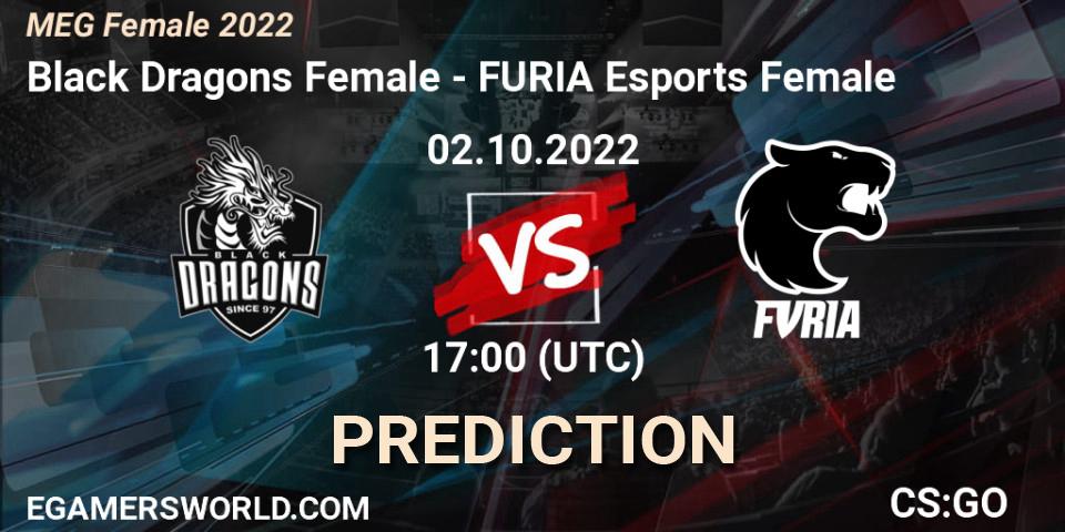 Black Dragons Female vs FURIA Esports Female: Match Prediction. 03.10.22, CS2 (CS:GO), MEG Female 2022
