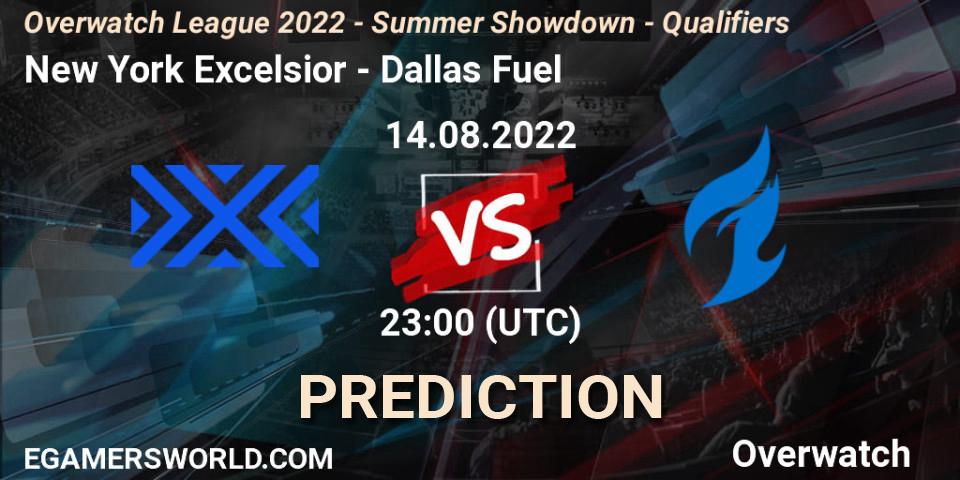 New York Excelsior vs Dallas Fuel: Match Prediction. 14.08.22, Overwatch, Overwatch League 2022 - Summer Showdown - Qualifiers