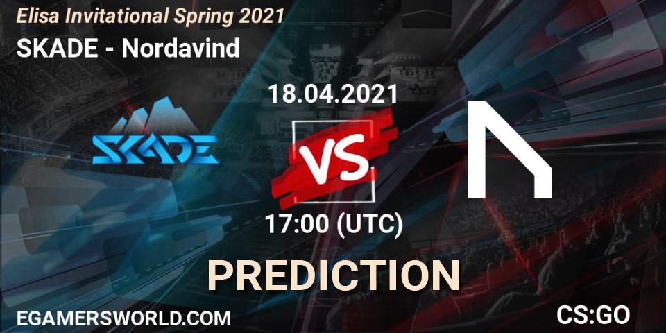 SKADE vs Nordavind: Match Prediction. 18.04.21, CS2 (CS:GO), Elisa Invitational Spring 2021