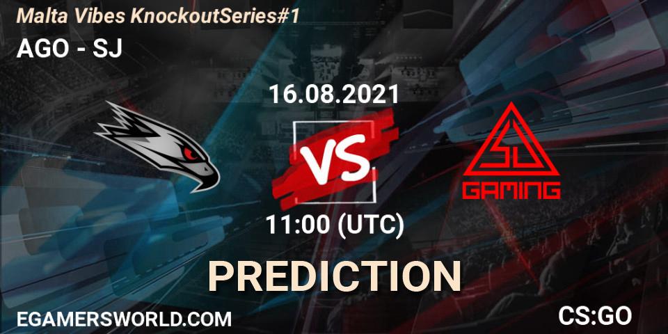 AGO vs SJ: Match Prediction. 16.08.21, CS2 (CS:GO), Malta Vibes Knockout Series #1