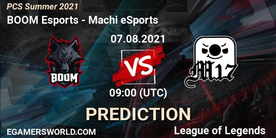 BOOM Esports vs Machi eSports: Match Prediction. 07.08.21, LoL, PCS Summer 2021