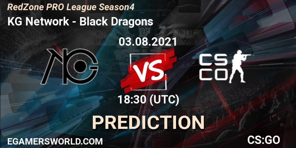 KG Network vs Black Dragons: Match Prediction. 03.08.2021 at 21:30, Counter-Strike (CS2), RedZone PRO League Season 4