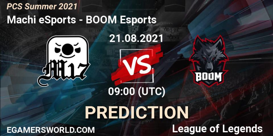 Machi eSports vs BOOM Esports: Match Prediction. 21.08.21, LoL, PCS Summer 2021
