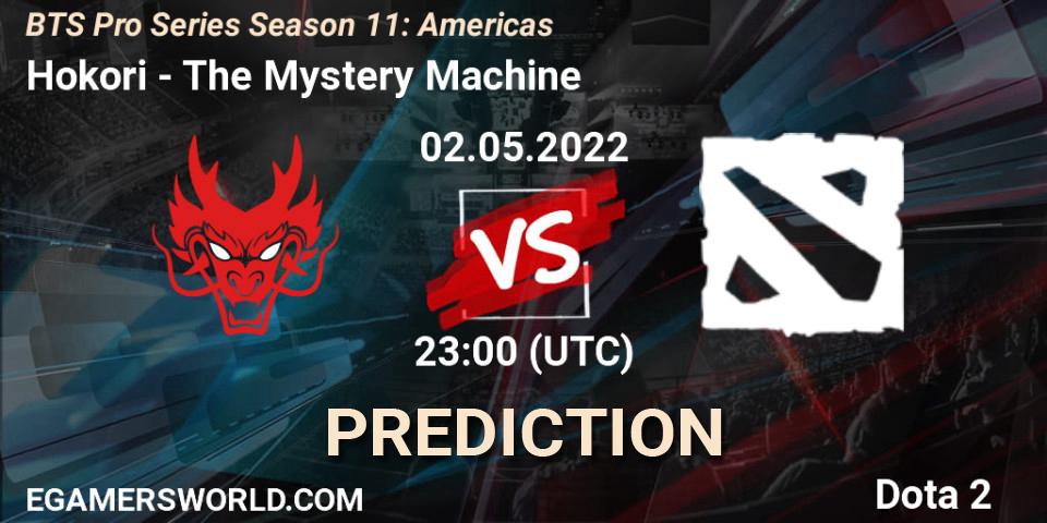 Hokori vs The Mystery Machine: Match Prediction. 02.05.2022 at 21:00, Dota 2, BTS Pro Series Season 11: Americas